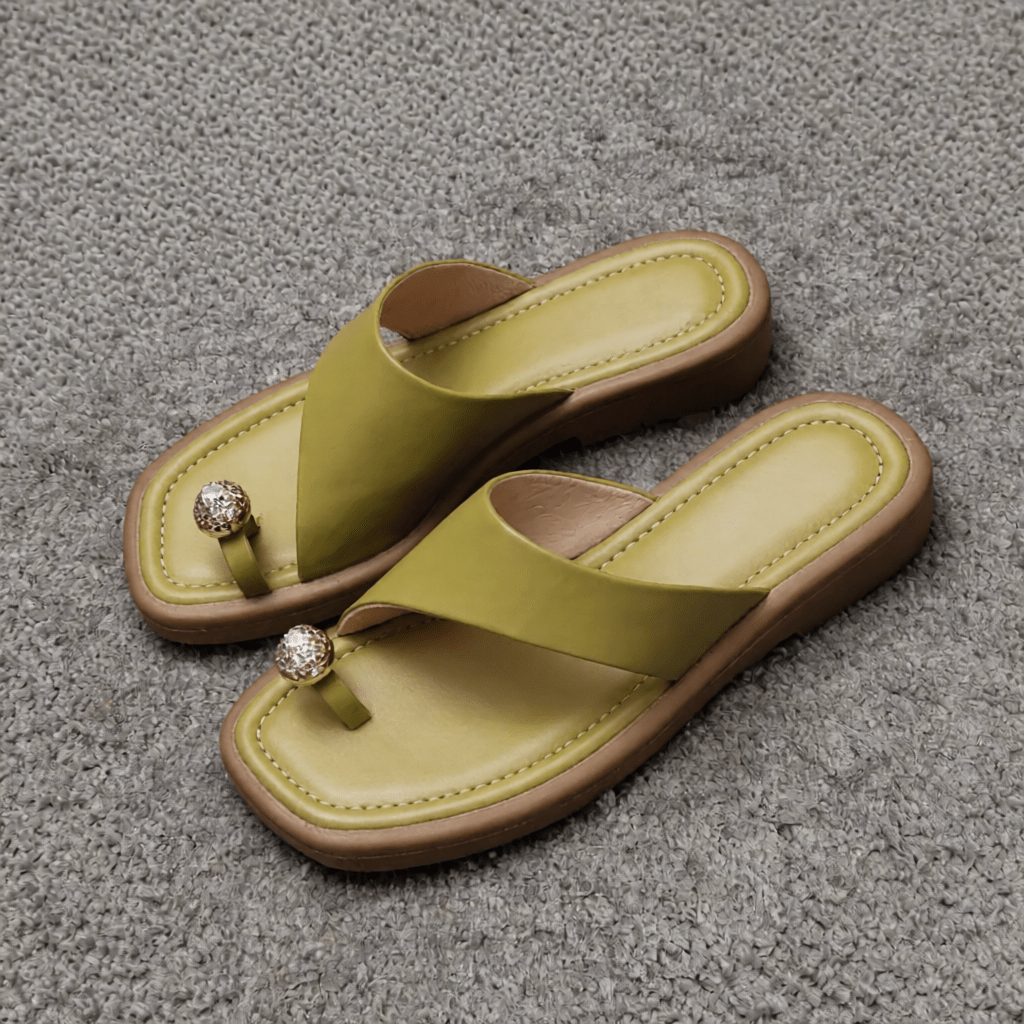 Stylish Daisy Leather Sandals for Women - Comfortable Summer Footwear