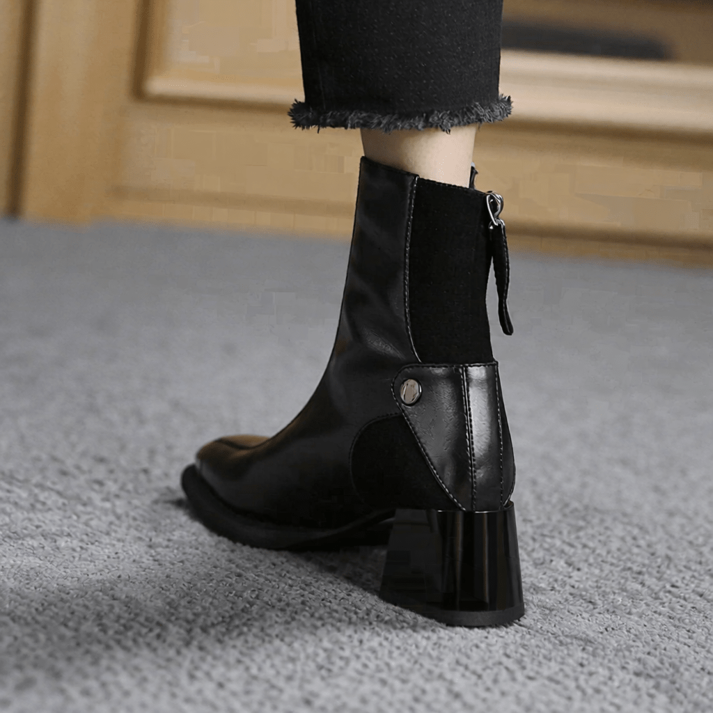 Stylish Ereno Leather Ankle Boots for Women - Trendy Footwear for Every Occasion