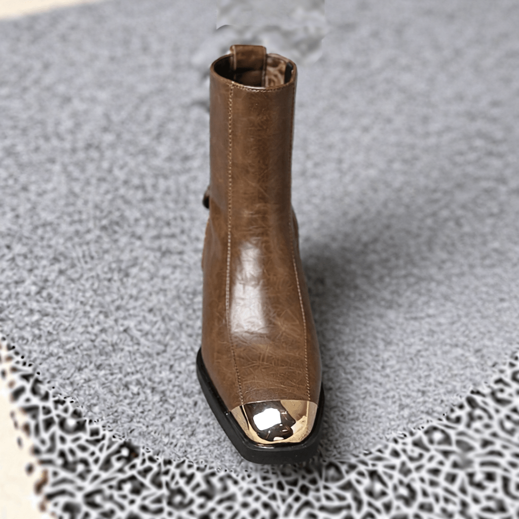 Stylish Ereno Leather Ankle Boots for Women - Trendy Footwear for Every Occasion