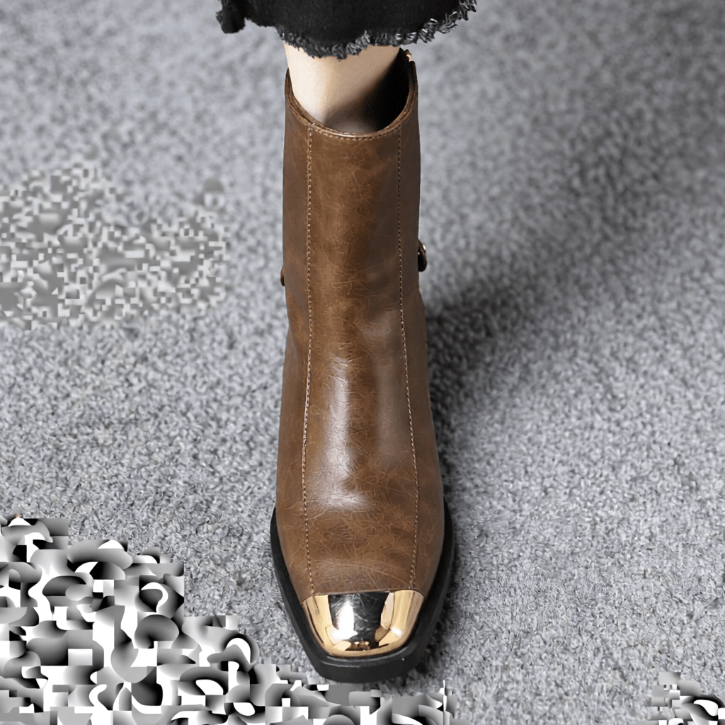 Stylish Ereno Leather Ankle Boots for Women - Trendy Footwear for Every Occasion
