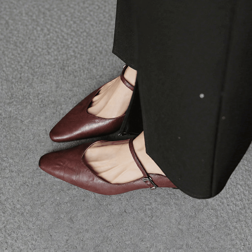 Stylish Orella Genuine Leather Mules for Women - Comfortable Slip - On Footwear