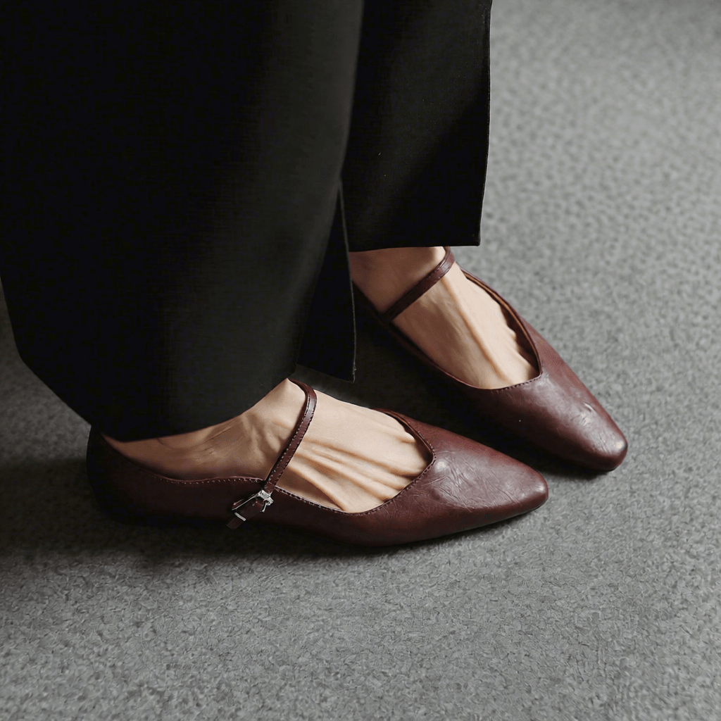 Stylish Orella Genuine Leather Mules for Women - Comfortable Slip - On Footwear