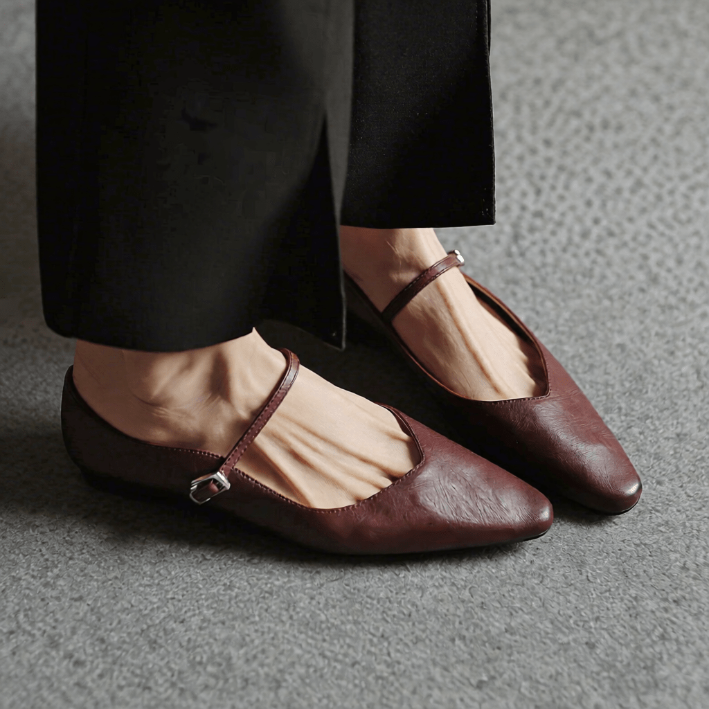 Stylish Orella Genuine Leather Mules for Women - Comfortable Slip - On Footwear