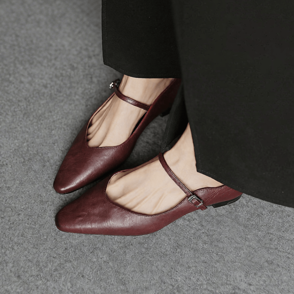 Stylish Orella Genuine Leather Mules for Women - Comfortable Slip - On Footwear