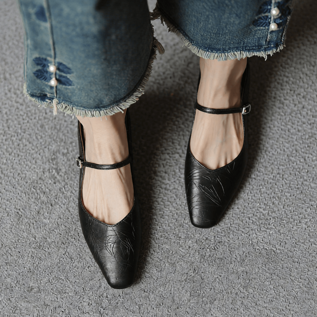 Stylish Orella Genuine Leather Mules for Women - Comfortable Slip - On Footwear