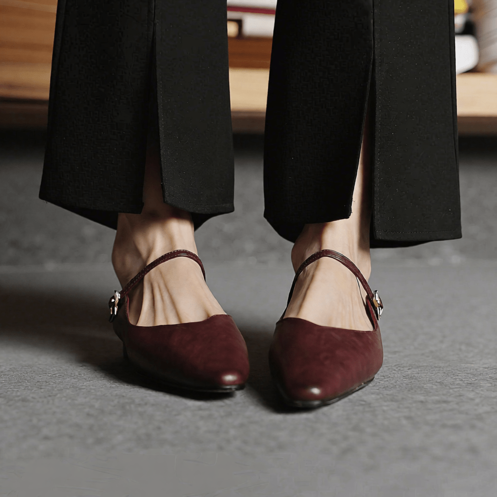 Stylish Orella Genuine Leather Mules for Women - Comfortable Slip - On Footwear