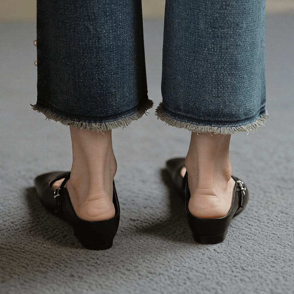 Stylish Orella Genuine Leather Mules for Women - Comfortable Slip - On Footwear