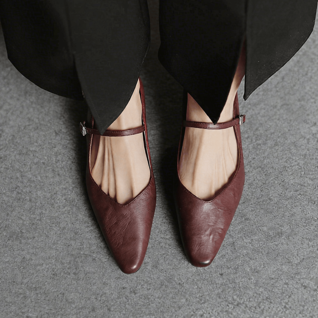 Stylish Orella Genuine Leather Mules for Women - Comfortable Slip - On Footwear