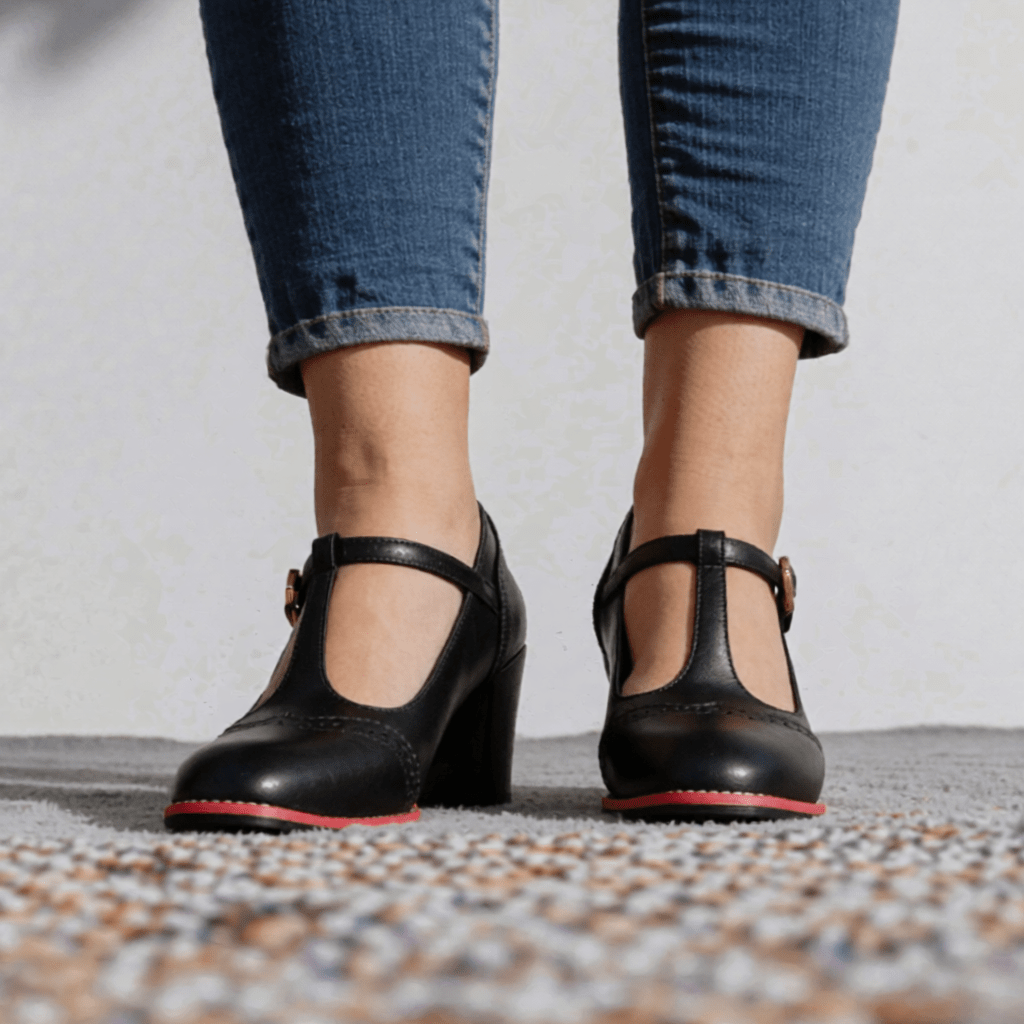 Stylish Women's Brogue Leather Loafers - Comfortable & Chic Footwear