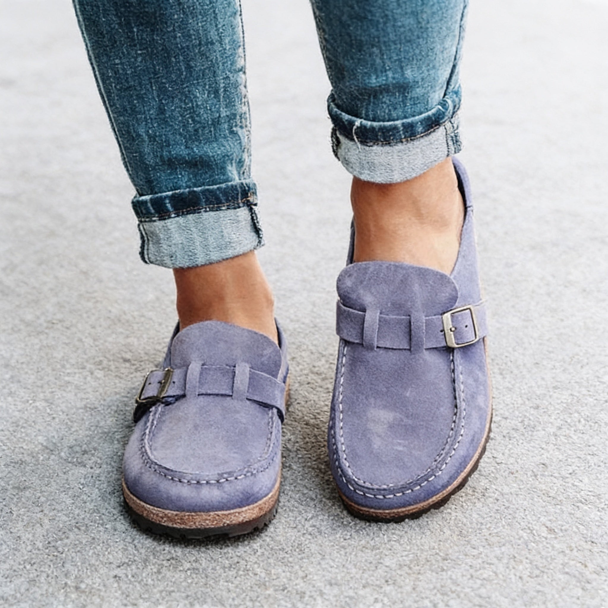 Violet Women's Orthopedic Slip - On Casual Shoes for Comfort and Support