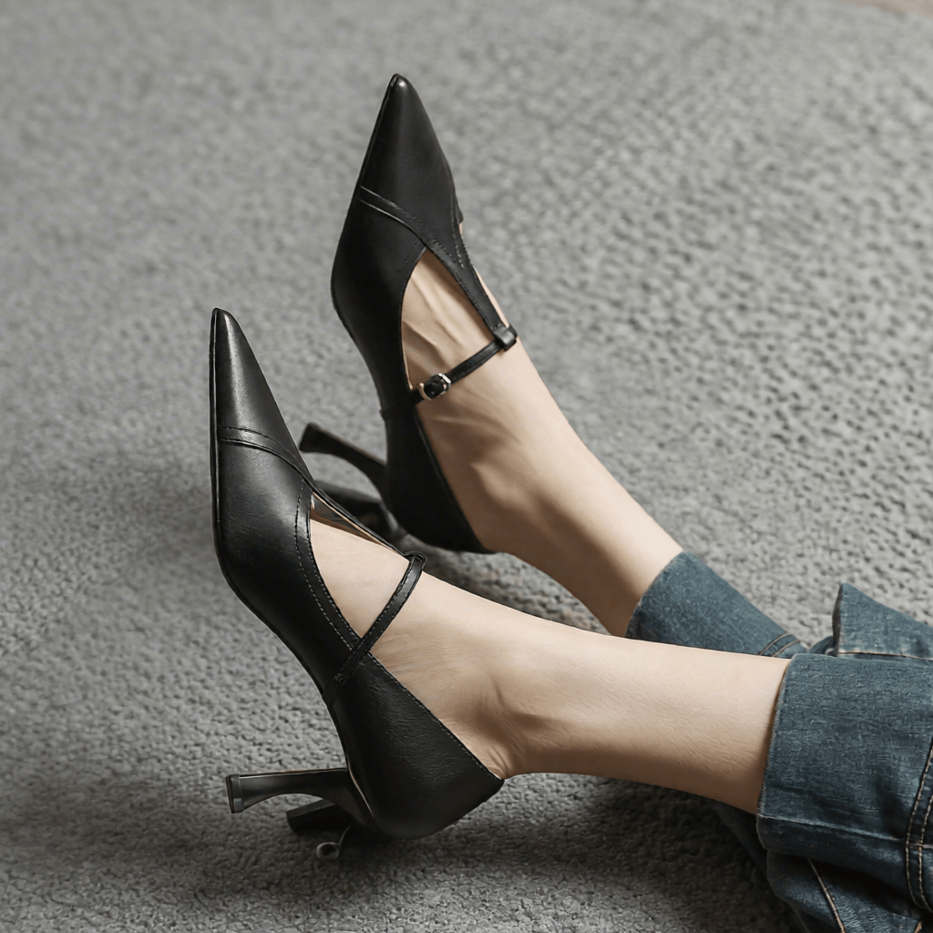 Women's Lorena Genuine Leather High Heels - Stylish & Comfortable Footwear for Every Occasion