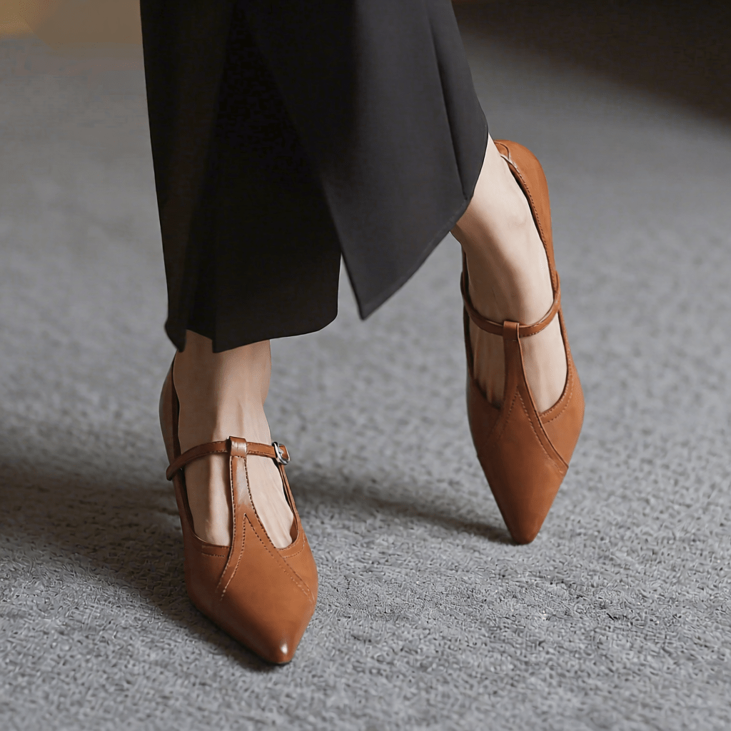 Women's Lorena Genuine Leather High Heels - Stylish & Comfortable Footwear for Every Occasion