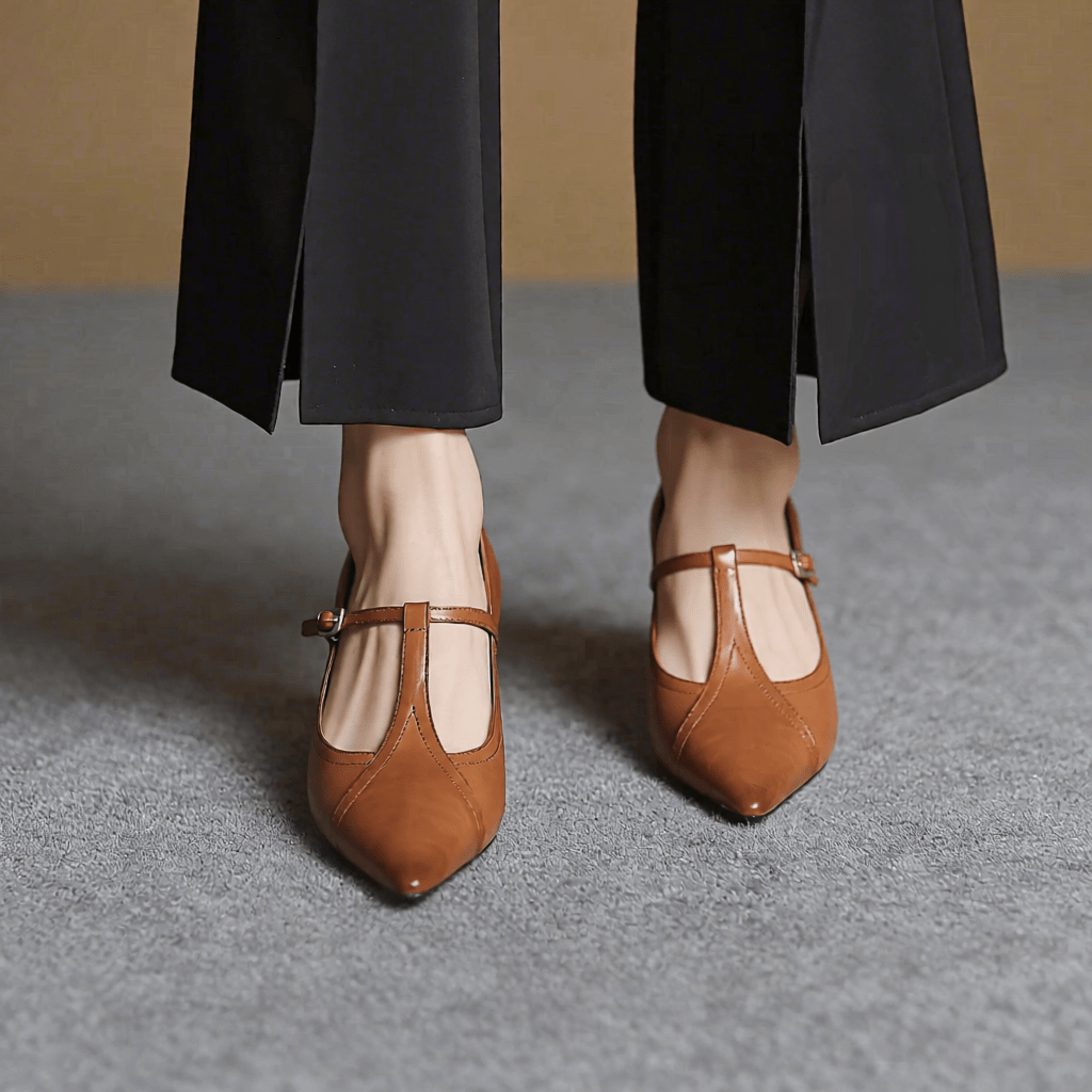 Women's Lorena Genuine Leather High Heels - Stylish & Comfortable Footwear for Every Occasion