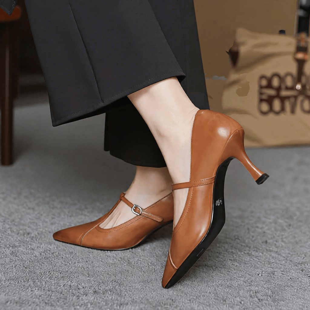 Women's Lorena Genuine Leather High Heels - Stylish & Comfortable Footwear for Every Occasion