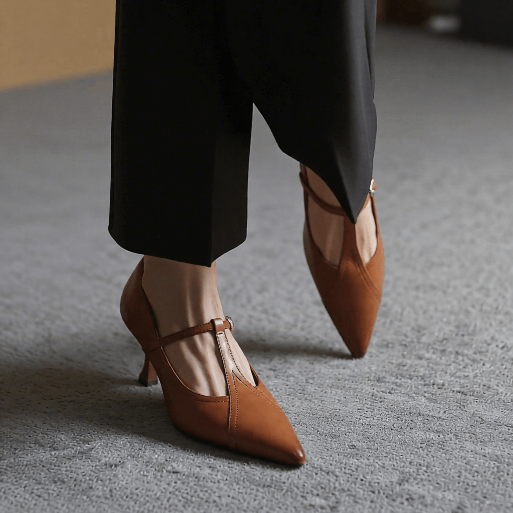 Women's Lorena Genuine Leather High Heels - Stylish & Comfortable Footwear for Every Occasion