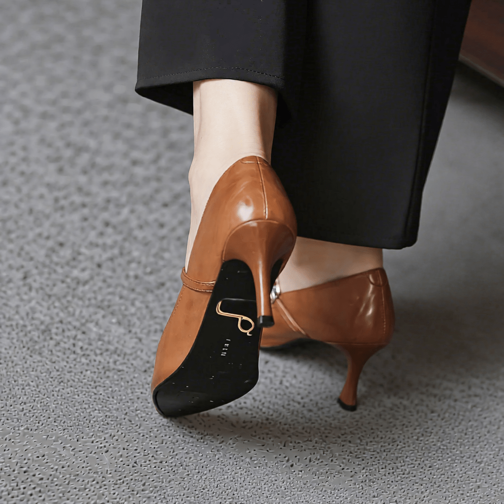 Women's Lorena Genuine Leather High Heels - Stylish & Comfortable Footwear for Every Occasion