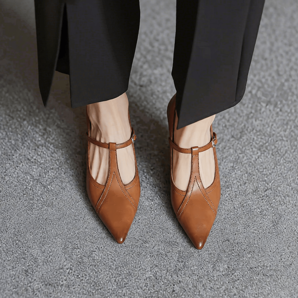 Women's Lorena Genuine Leather High Heels - Stylish & Comfortable Footwear for Every Occasion