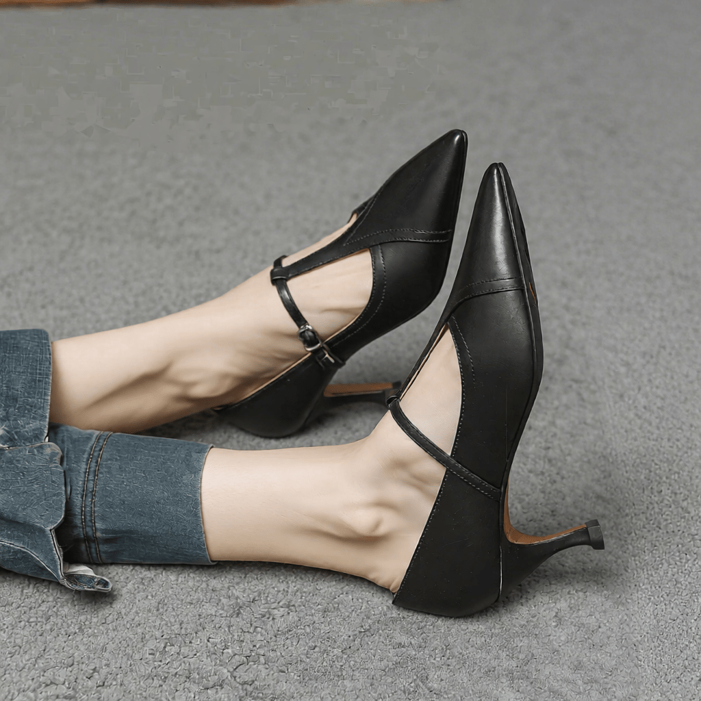 Women's Lorena Genuine Leather High Heels - Stylish & Comfortable Footwear for Every Occasion