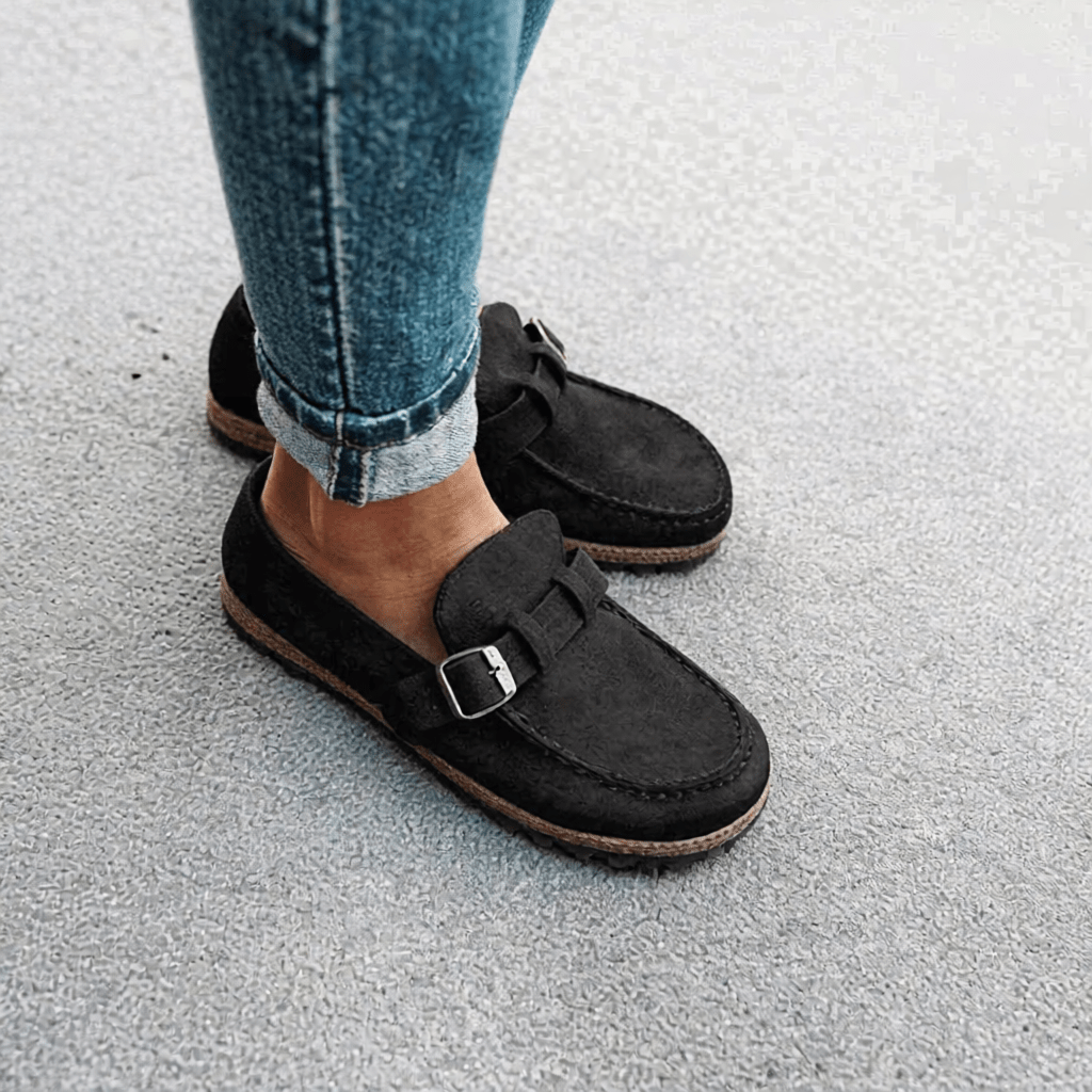 Women's Orthopedic Walking Shoes Arch Support Slip-On
