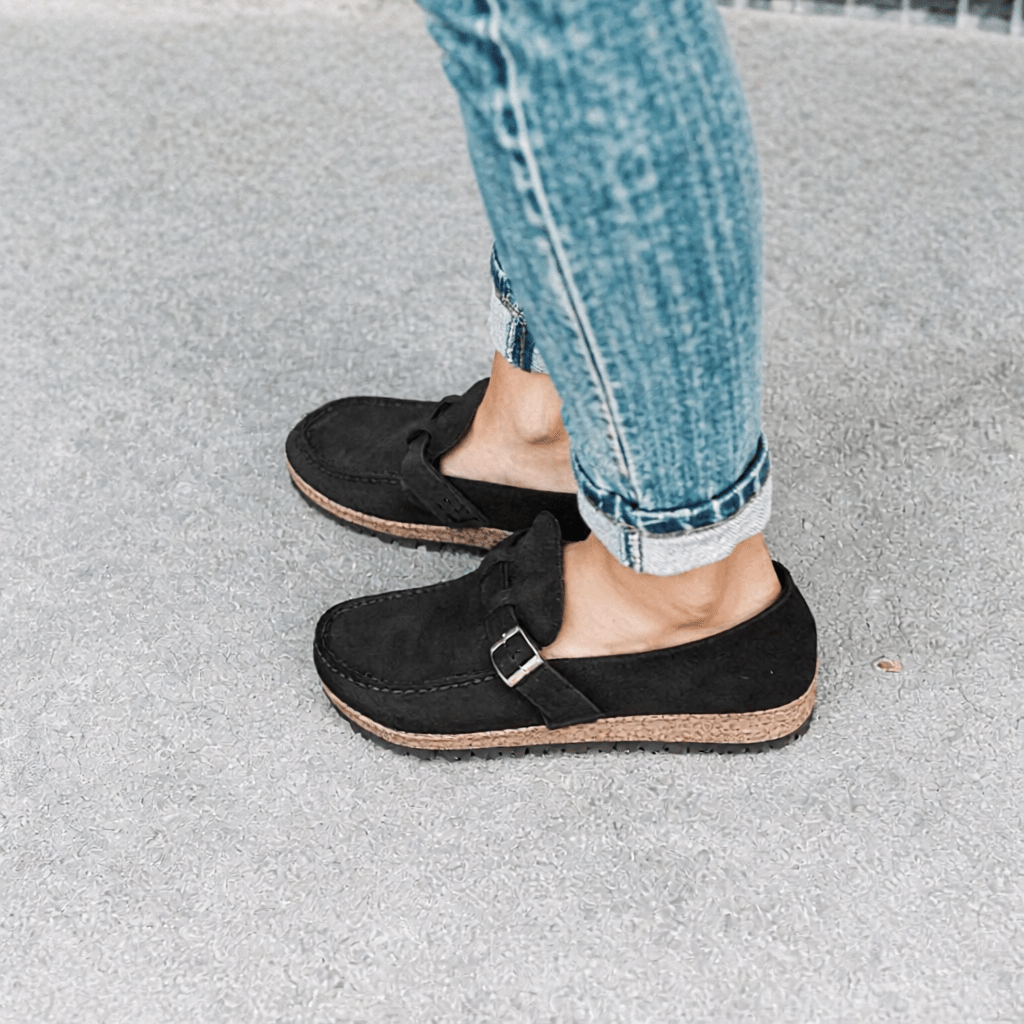 Women's Orthopedic Walking Shoes Arch Support Slip-On