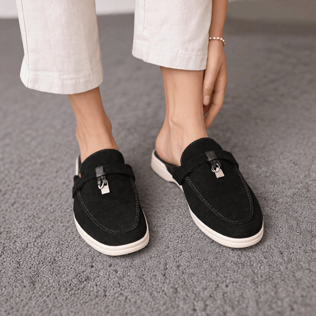 Women's Suede Slip - On Mules for Effortless Everyday Comfort – Stylish & Versatile Footwear
