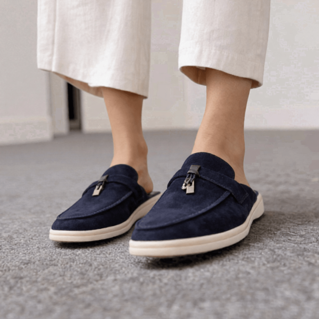 Women's Suede Slip - On Mules for Effortless Everyday Comfort – Stylish & Versatile Footwear