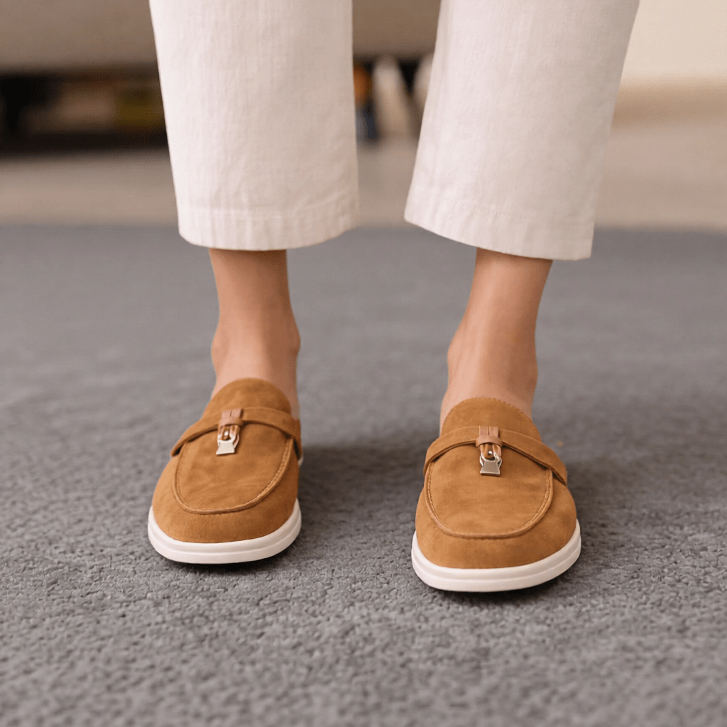 Women's Suede Slip - On Mules for Effortless Everyday Comfort – Stylish & Versatile Footwear