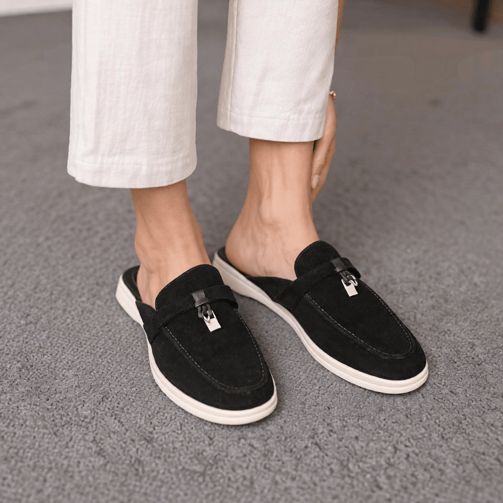 Women's Suede Slip - On Mules for Effortless Everyday Comfort – Stylish & Versatile Footwear