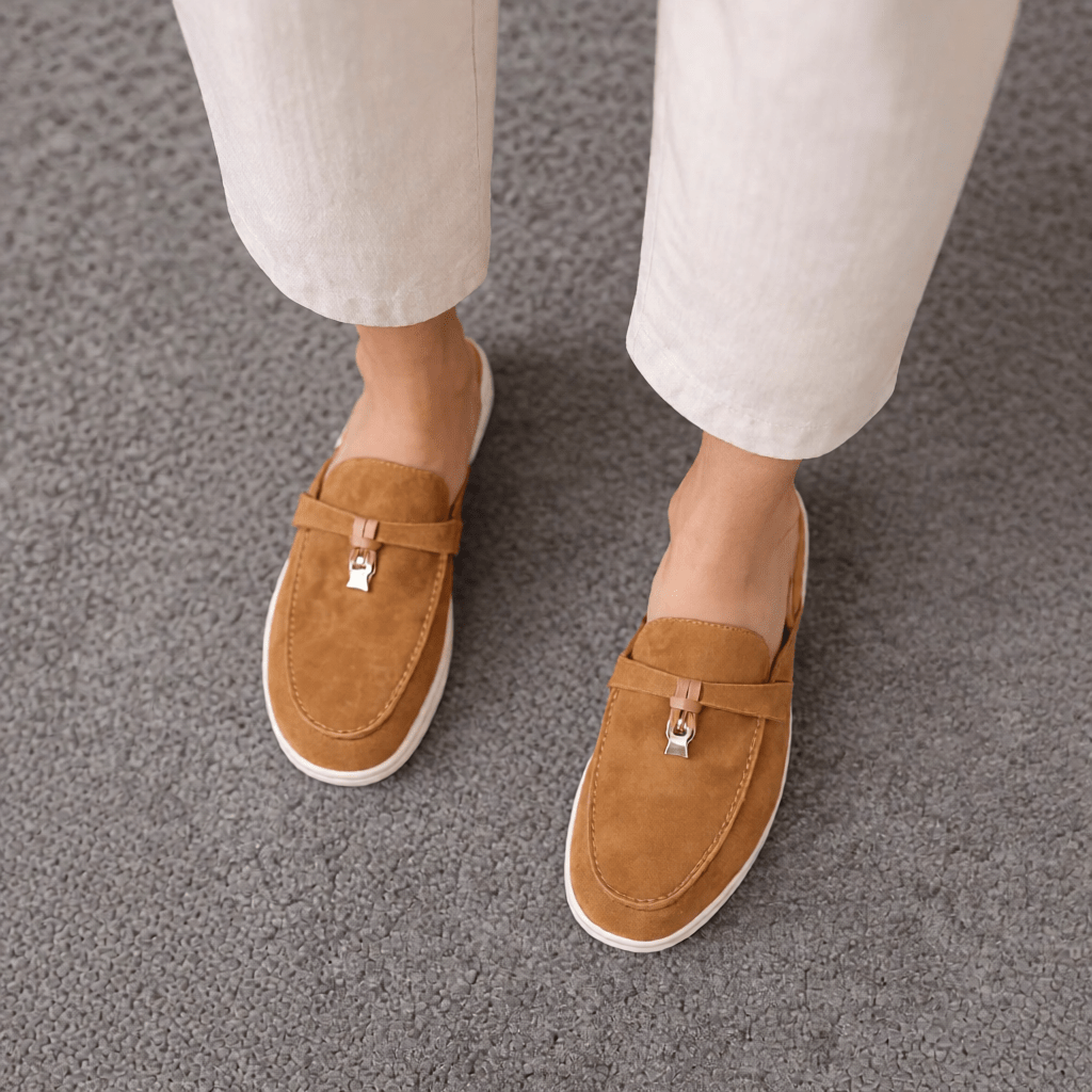Women's Suede Slip - On Mules for Effortless Everyday Comfort – Stylish & Versatile Footwear