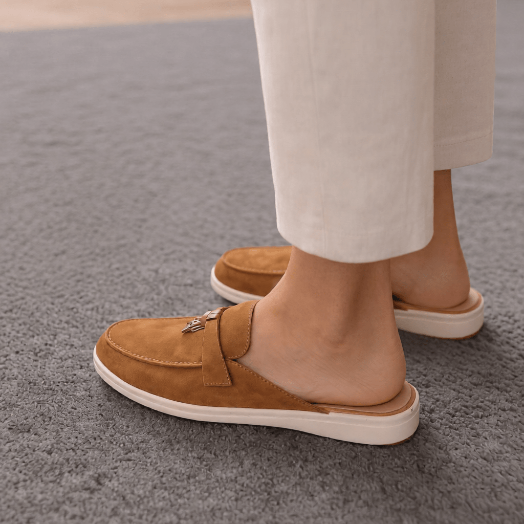 Women's Suede Slip - On Mules for Effortless Everyday Comfort – Stylish & Versatile Footwear