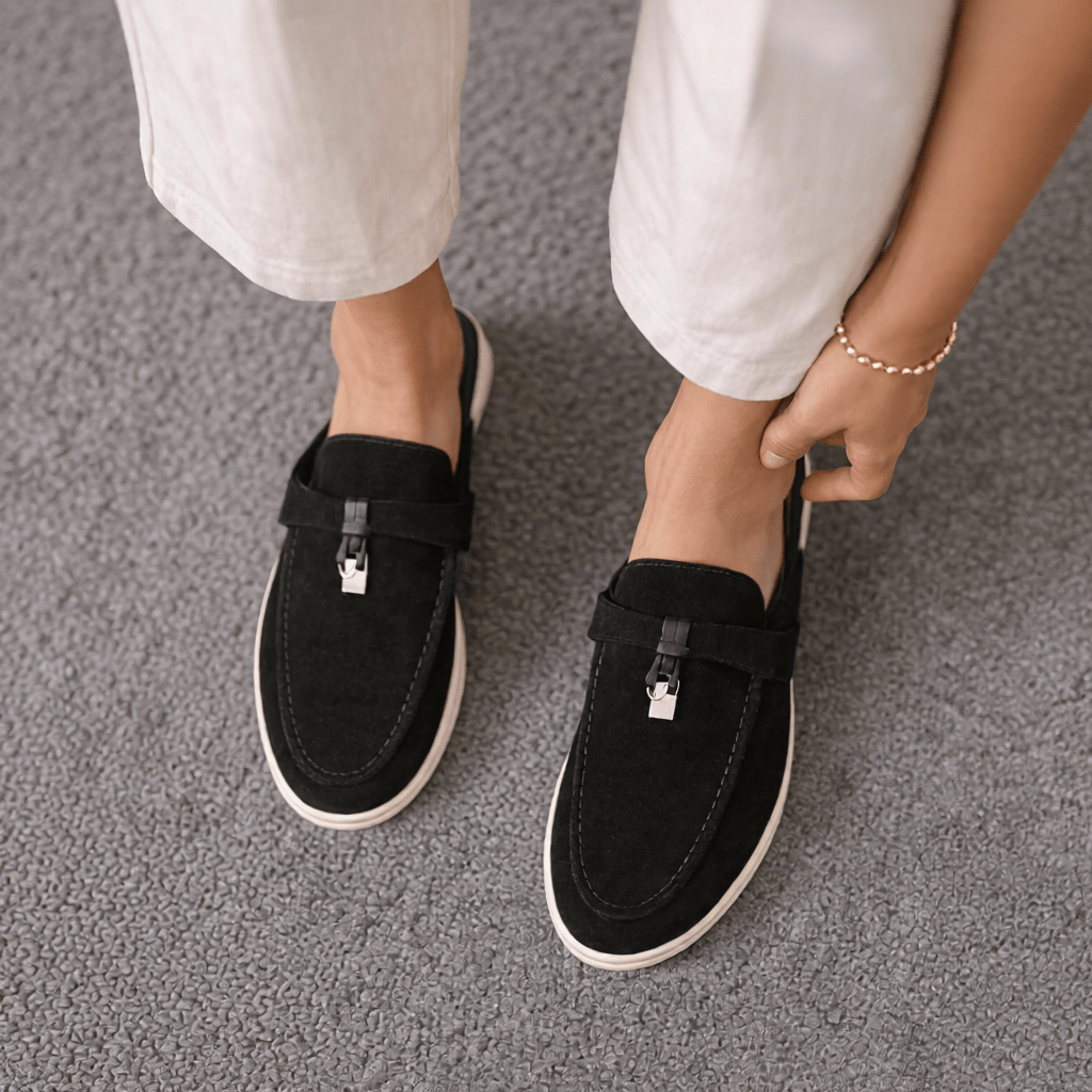 Women's Suede Slip - On Mules for Effortless Everyday Comfort – Stylish & Versatile Footwear
